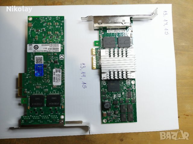 LAN PCI-e карта  1000х2, 1000х4, INTEL PRO, снимка 7 - Мрежови адаптери - 21546869