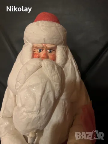 Колекционерски голям Дядо Коледа класика vintage СССР 70-те, снимка 2 - Антикварни и старинни предмети - 48475446