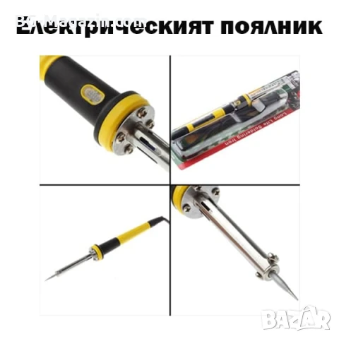 Електрически поялник за прецизно запояване електроника хоби работа спойки платки работа ремонт