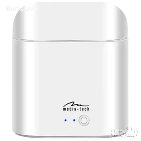 Бeзжични слушалки R-PHONES TWS MT3589W, бели, снимка 4 - Bluetooth слушалки - 47414037