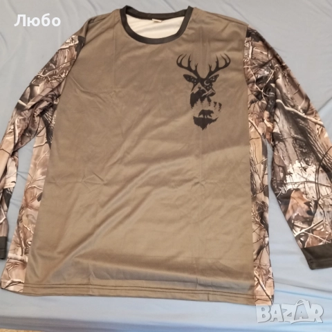 блузка 2ххл мъжка ловен мотив
