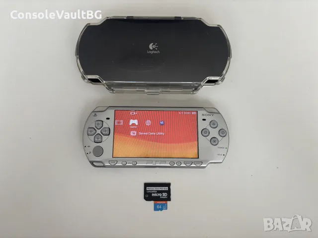 Хакнат Sony PSP 2004 + 64GB карта с 40 игри 