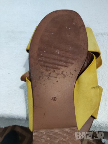 кожени чехли H&M, снимка 3 - Чехли - 34982208