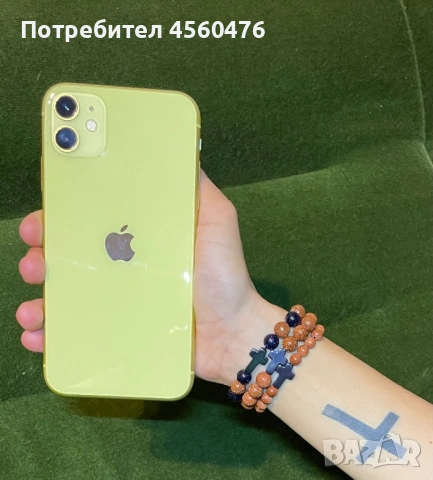 iPhone 11 64 gb gold yellow жълт КАТО НОВ 95%, снимка 2 - Apple iPhone - 53081404