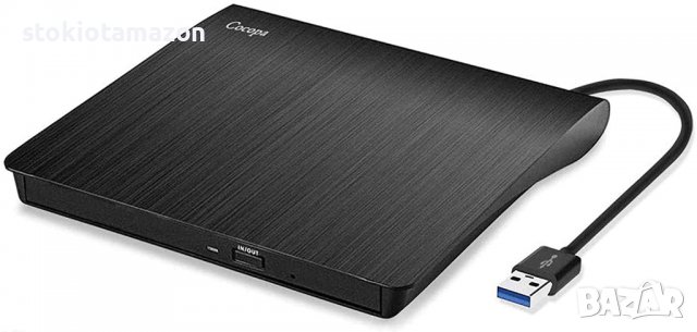 Виншна DVD Запивачка - Cocopa externer CD Dvd-Brenner USB 3.0, снимка 1