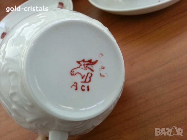 Руски порцелан сервиз за чай, снимка 6 - Антикварни и старинни предмети - 30295316