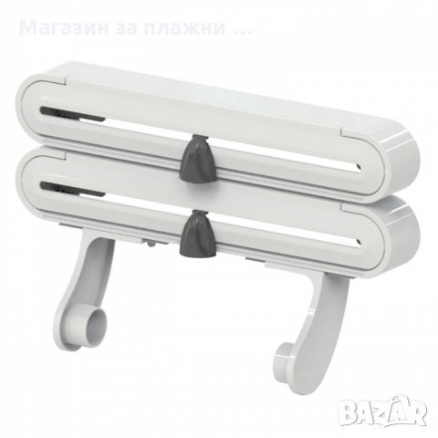 3в1 кухненски диспенсър за хартия и фолио с резец - код 3251, снимка 2 - Аксесоари за кухня - 34505445