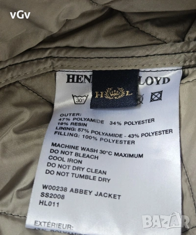 Дамско яке Henri Lloyd  Quilted- М, снимка 6 - Якета - 53307732