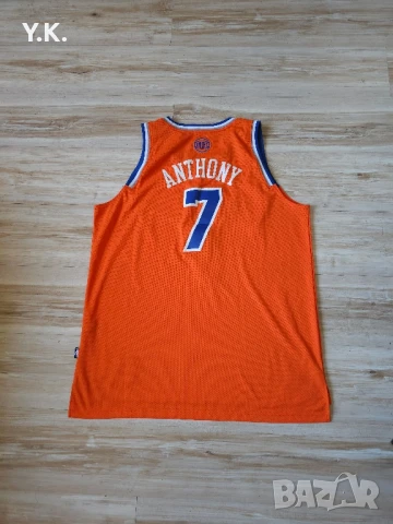 Оригинален мъжки баскетболен потник Adidas x New York Knicks NBA x Anthony, снимка 3 - Тениски - 50791573