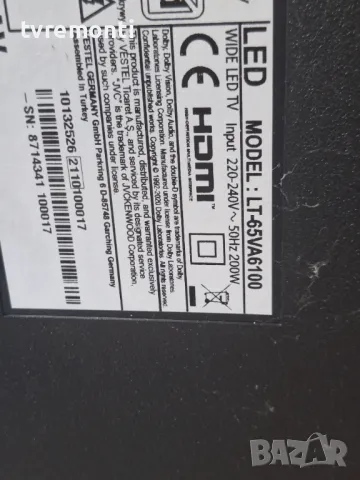 подсветка от дисплей VES650QNTL-N2-N42 от JVC модел 65VA6100, снимка 5 - Части и Платки - 47321222