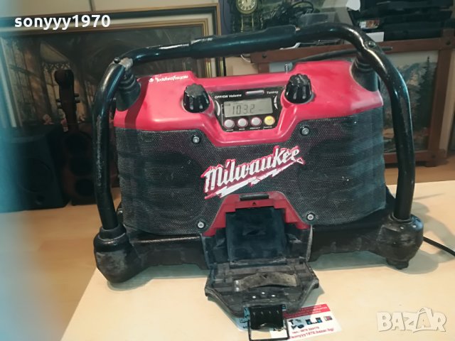 milwaukee-строително радио-внос англия, снимка 4 - Радиокасетофони, транзистори - 30068480