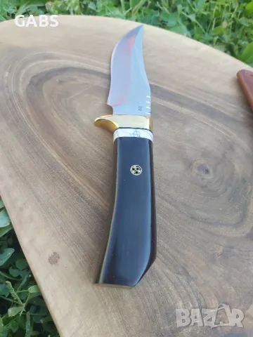 Висококачествен ловен нож стомана D2 с кожена кания,LN406, снимка 8 - Ножове - 50132089