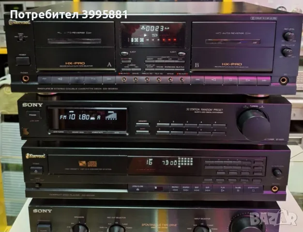 Висок клас двуглав двукасетъчен дек Sherwood, mod. DD-6030C

