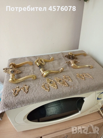 три комплекта старинни бронзови брави, снимка 4 - Антикварни и старинни предмети - 53941774