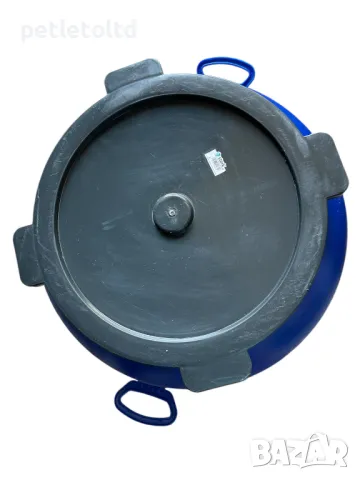 Бидон 150 Л - с широко гърло, винтов капак и странични подвижни дръжки, снимка 3 - Други инструменти - 47293610