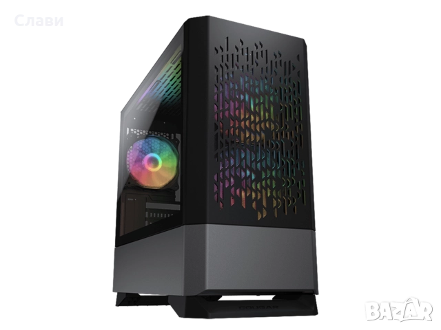 Нова геймърска кутия за компютър COUGAR MG140 Air RGB Black, снимка 1