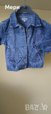 Дънково яке за малко момиченце , снимка 5 - Детски якета и елеци - 51220194