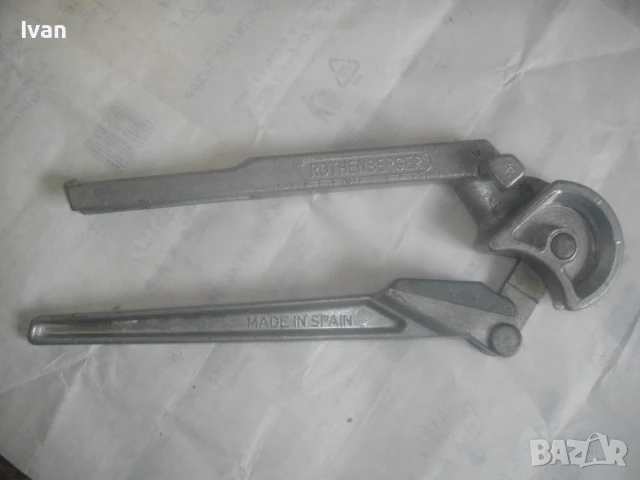 16mm ROTHENBERGER Made in SPAIN РЪЧЕН ТРЪБОГИБ ЗА ОГЪВАНЕ НА ТРЪБИ ДО ф16мм ПРОМИШЛЕН ПРОФЕСИОНАЛЕН, снимка 2 - Други инструменти - 50449884
