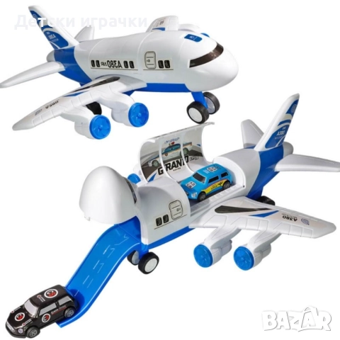 Играчка самолет с писта и 6 коли, снимка 11 - Влакчета, самолети, хеликоптери - 52633674