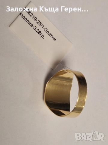 Златен пръстен 3,28гр, снимка 3 - Пръстени - 52688032