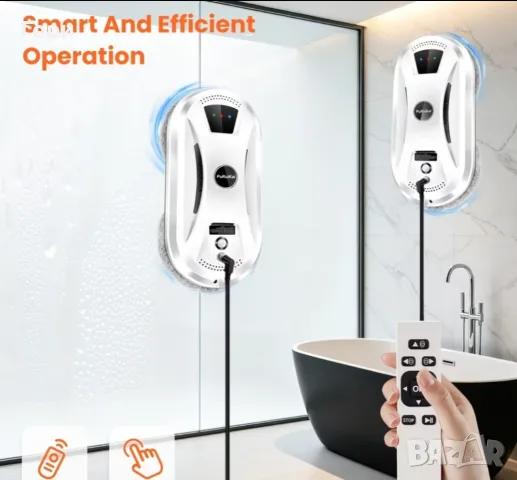 Робот за почистване на прозорци, снимка 4 - Смарт домашни устройства (Smart Home) - 56158074