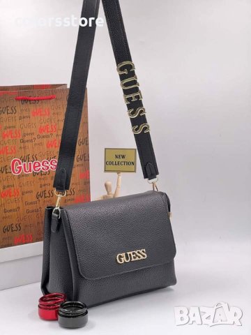 Черна чанта Guess кодSS 301, снимка 1 - Чанти - 35090300