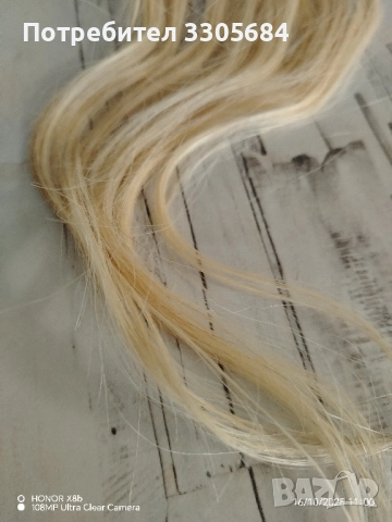 естествена сурова коса 65см.100гр, снимка 2 - Аксесоари за коса - 52316981