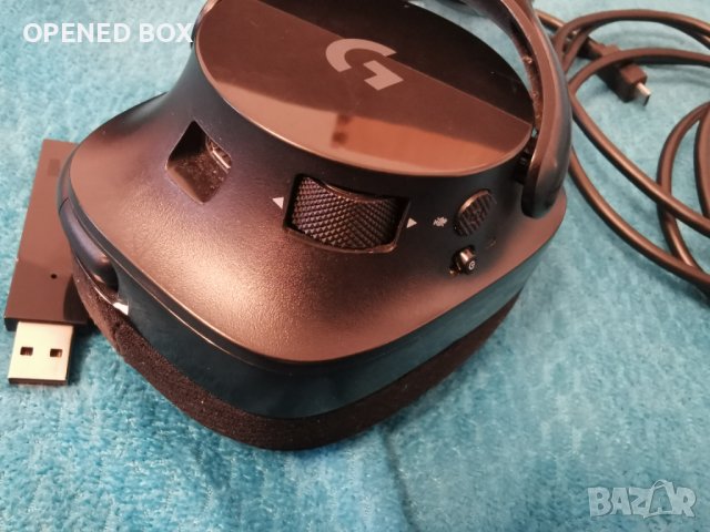 Безжични геймърски слушалки Logitech G533, прочети описанието!, снимка 3 - Слушалки за компютър - 40819015