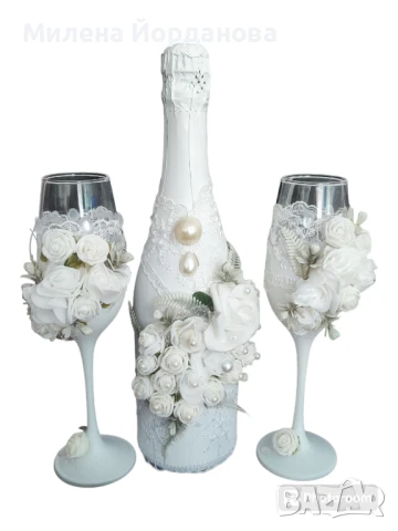 сватбени букети и декорация за кола, снимка 15 - Декорация - 50980647