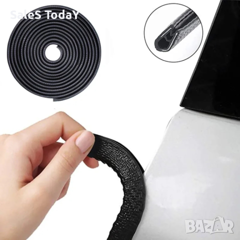  	Лайсна за врата, Протектор, с стоманени сегменти, бял, 2,5 м. , снимка 5 - Аксесоари и консумативи - 44742427