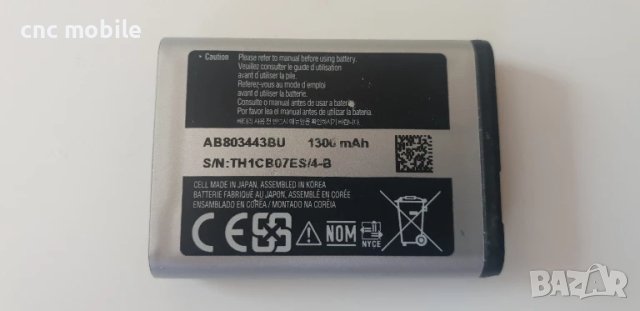 Батерия Samsung AB803443BU - Samsung GT-C3350, снимка 3 - Оригинални батерии - 51309340