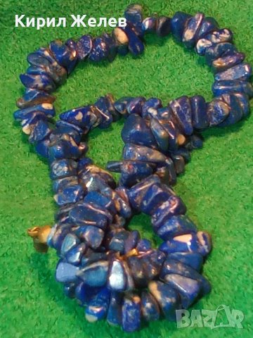 ЛАЗУРИТ АРТ КРАСИВО КОЛИЕ ХЕНД-МЕЙД 14995, снимка 3 - Колиета, медальони, синджири - 30695754