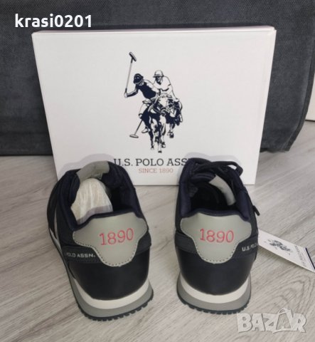 Oригинални маратонки от US Polo Assn! 41тъмносини, снимка 9 - Маратонки - 34979696