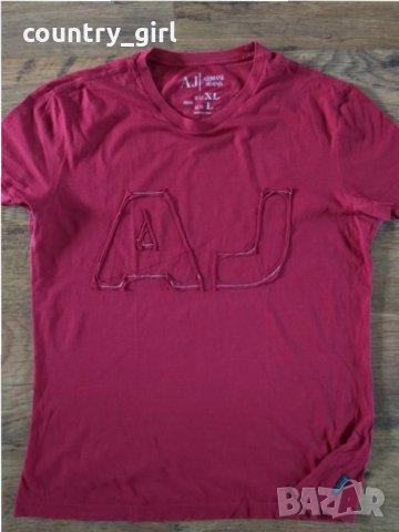 armani jeans - страхотна мъжка тениска, снимка 4 - Тениски - 29728817