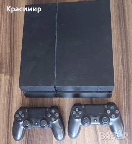 Playstation 4 500GB + 2 джойстика и 2 игри, снимка 2 - PlayStation конзоли - 55955385