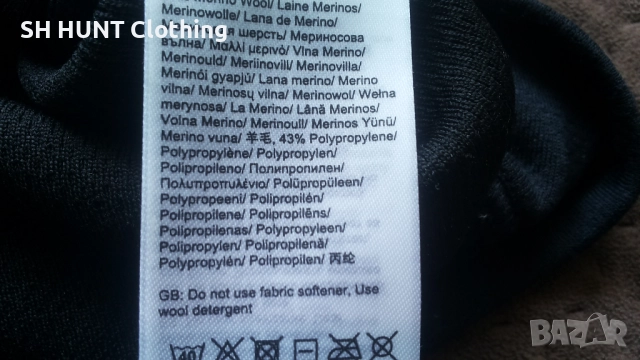 HELLY HANSEN 75106 LIFA Base Layer 57% Merino Crewneck размер M работна термо блуза W4-445, снимка 15 - Блузи - 51949865