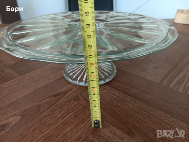 Чиния,поставка за торта със столче, снимка 6 - Аксесоари за кухня - 50693102