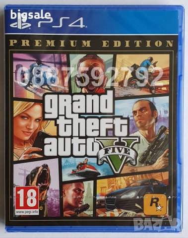 Нов запечатан диск GTA 5 Grand Theft Auto V Premium PS4 Playstation 4 в  Игри за PlayStation в гр. Варна - ID31942621 — Bazar.bg