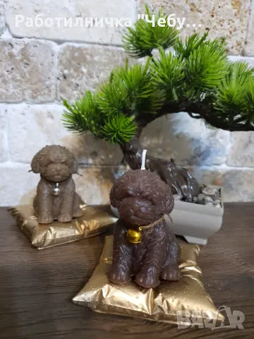 Свещ КУЧЕНЦЕ, снимка 2 - Декорация за дома - 47475295