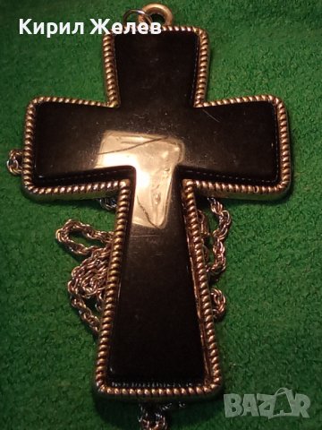 ГОЛЯМ АРТ КРЪСТ МАСИВЕН - ФЕШЪН КОЛИЕ с ВЕРИЖКА 17148, снимка 5 - Колиета, медальони, синджири - 36975037