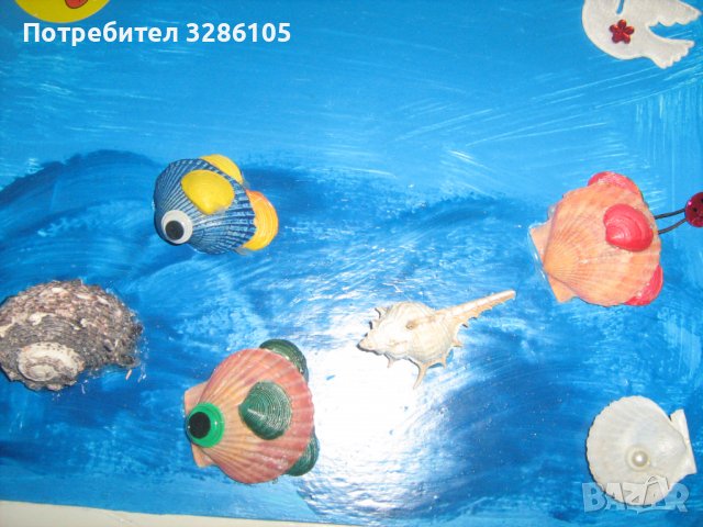 картина-животни на морското дъно, снимка 2 - Колекции - 37622069