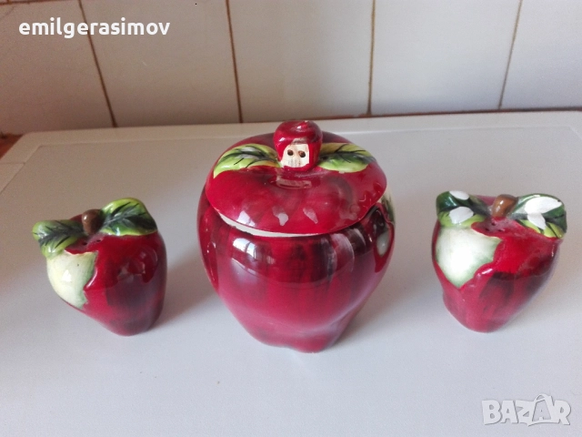 Сервиз за чай и комплект за подправки. ., снимка 8 - Сервизи - 37134520