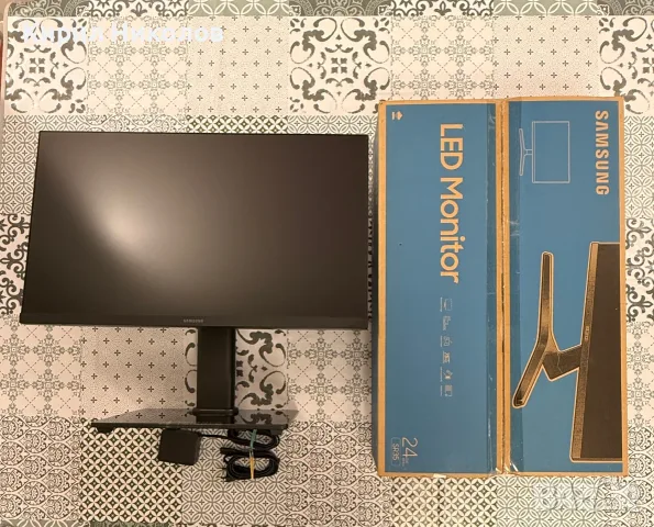 Монитор Samsung S24R356FHU (23.8", FHD, IPS, 75 Hz, AMD FreeSync, стойка), снимка 7 - Монитори - 55888976
