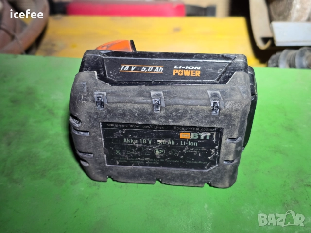 Батерия Milwaukee/ BTI 18V 5 ah, снимка 3 - Винтоверти - 52873849