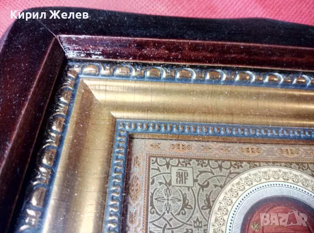 ОБР. ПР. БЦЫ СЕМИСТРЕЛЬНАЯ РУСКА ИЗТОЧНОПРАВСЛАВНА ИКОНА МНОГО КРАСИВА ИЗРАБОТКА ДЪРВЕНА РАМКА 47600, снимка 5 - Икони - 47908812