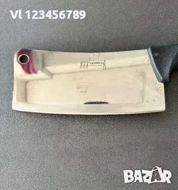 Сатър професионален Турски ,касапски, 200х350 мм, снимка 3 - Прибори за хранене, готвене и сервиране - 51461099