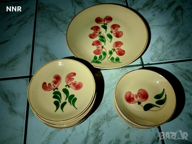 Сервиз от 13 части + бонус бърдуче 