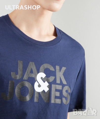 Нова мъжка тениска Jack and Jones XL, снимка 2 - Тениски - 52471051