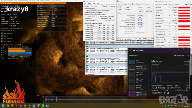 Геймърски Компютър GTX 1080 Ti, 32GB QuadChannel и Intel XEON 4.0Ghz Turbo честота, снимка 6 - Геймърски - 52262571