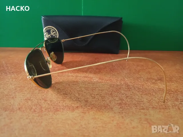 Ретро Слънчеви Очила Ray-Ban 100% Оригинални Внос от Англия, снимка 8 - Слънчеви и диоптрични очила - 55741796